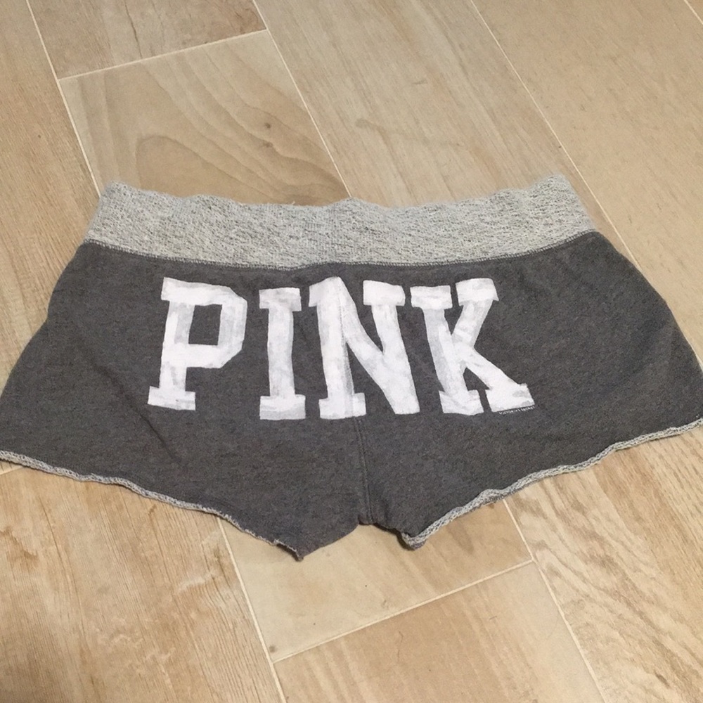 PINK Gray Lounge Shorts